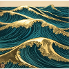 Wave print