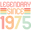 Légendaire depuis 1975, rétro, anniversaire