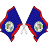 Two flags Belize