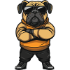 Bulldog Dog Cartoon