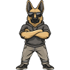 German Shepherd Comic