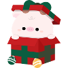 Cow Christmas Present