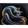 Chat dans l’huile