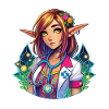 Fantasy Elf Nurse Magic Design