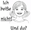 Ich beiße nicht-Version 2 (Mädchen)