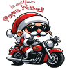 PAPA NOEL EN MOTO
