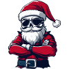 Weihnachtsmann Skull