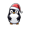 Pinguin Merry Christmas