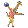 Giraffe Bowling Bowlingkugel