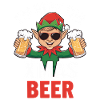 Elf Xmas Beer Christmas Quote