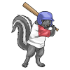 Skunk Baseball Baseball Bat