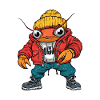 Crab Crab Fashion Winter