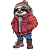 paresseux mode hiver