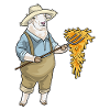 Sheep Farmer Straw