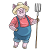 Pig Farmer Pitchfork