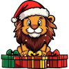 Cadeaux de Noël Lion