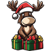 Cadeaux de Noël Moose