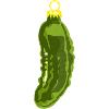 Weihnachtskugel " Saure Gurke"