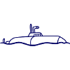 Surfaced Submarine Water Surface Dive