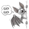 Guck Guck Fledermaus Cartoon Flughund
