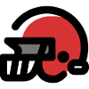 red helmet