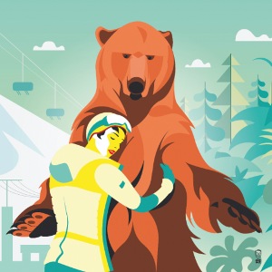 La Skieuse & l’Ours