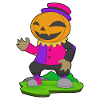 Clown Halloween Pumpkin