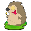 Hedgehog Halloween Zombie