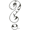 Point d’interrogation serpent
