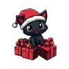 Cat Christmas Gifts Head