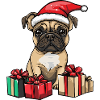 French Bulldog Dog Christmas