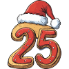 25 Zahl Weihnachten