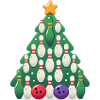 Bowling Weihnachtsbaum Urlaub Design