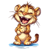 Laughing Little Tiger
