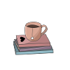 Bücher und Tee