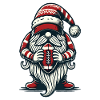 Christmas Football Gnome Dwarf Elf