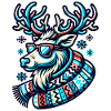 Weihnachts Hirsch Cool Weihnachtsfeier