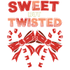 Candy Cane Sweet But Twisted Funny Christmas Xmas