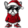 Bouledogue Français Chien Noël