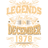 Dicembre 1978 Leggenda del compleanno