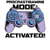 Gamer Procrastimode de jeu activé