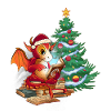 Santa Claus Dragon Dragon Kids
