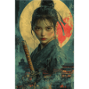 Moonlight Samurai in Asian Style