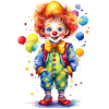 Ein Clown – Karneval / Fasching