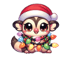 Christmas String Lights Sugar Gliders