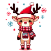 Cute Reindeer Christmas Magic