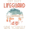 Lifeguard Sea Water Swimming Trunks