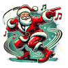 Dancing Santa Claus Twist Secret Santa Gift