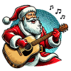 Santa Claus Guitar