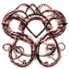 Viking knot (bronze)
